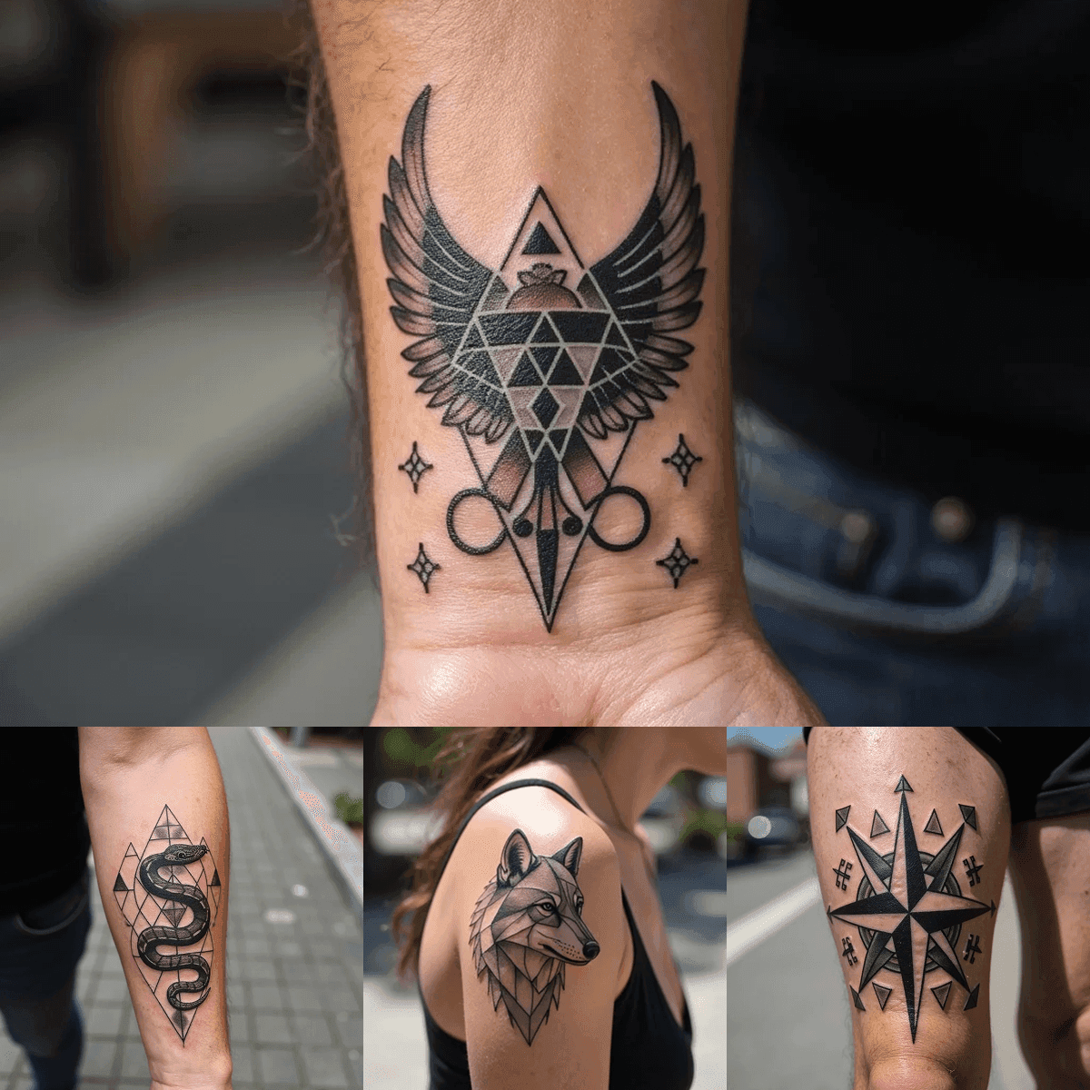 Geometric Tattoo Style