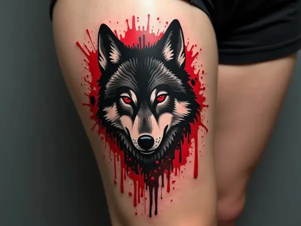 Lone Wolf Tattoo