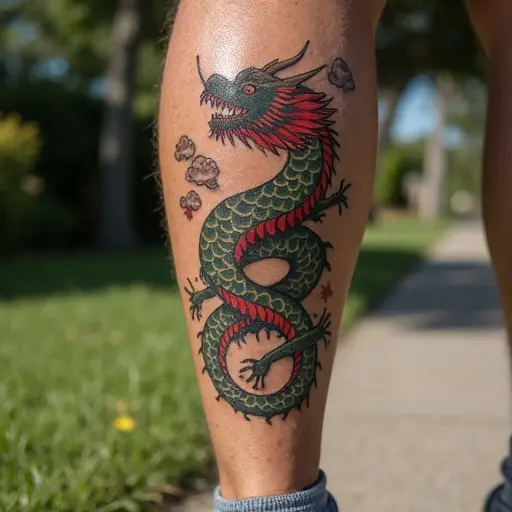 Japanese Dragon Tattoo