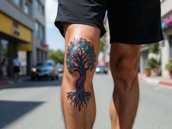 Cosmic Fruit Tree of Life Tattoo