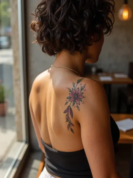 Graceful Feminine Touch Tattoo