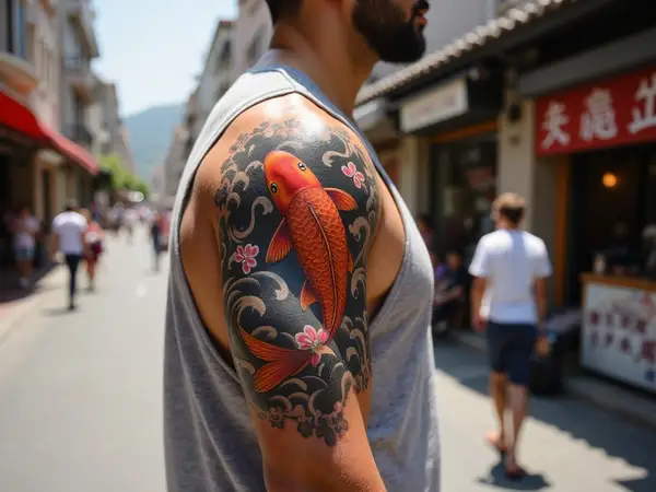 Koi and Cherry Blossom Journey
