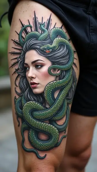 Medusa Mythology Tattoo