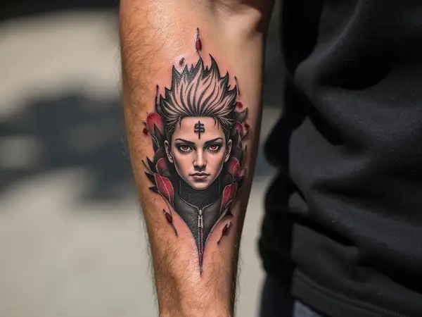 Gaara-Inspired Tattoo Design