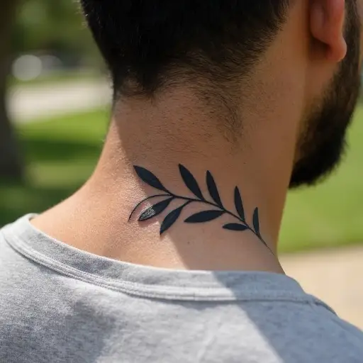 Elegant Olive Branch Design