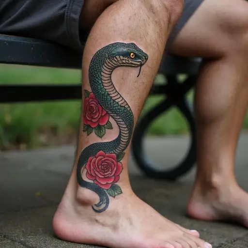 Serpent Style Tattoo
