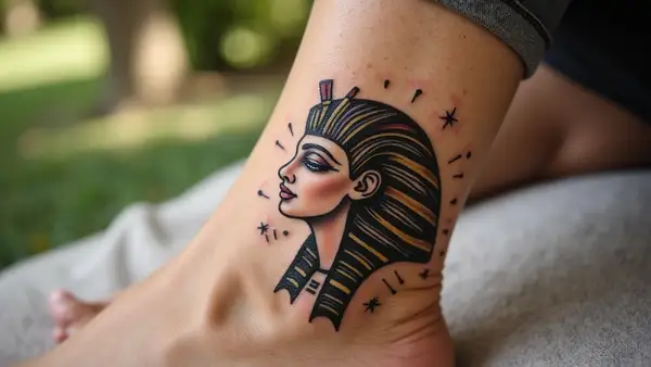 Egyptian Themed Tattoo