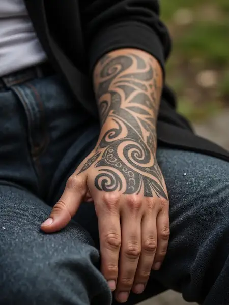 Simple Outline Tattoo