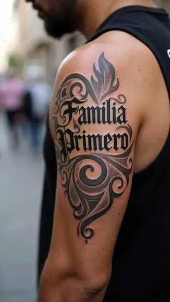 The Art of Typography Tattoo