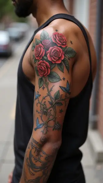 Nature's Stems Tattoo
