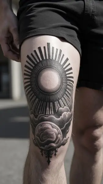 Example 3 for Knee Tattoos For Men