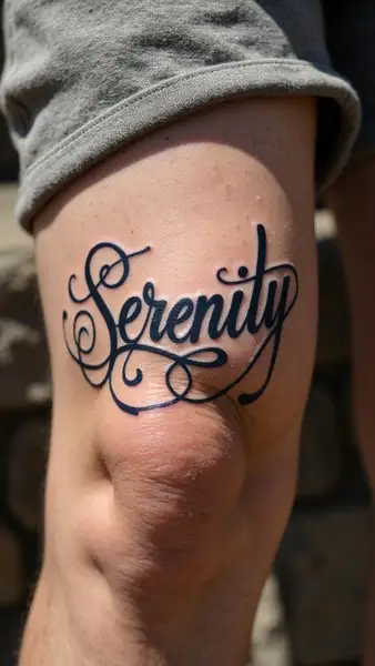 Example 2 for Knee Tattoos For Men