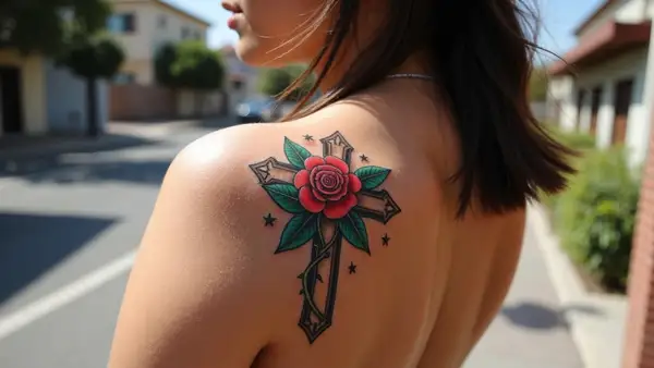 Example 2 for Cross Tattoo