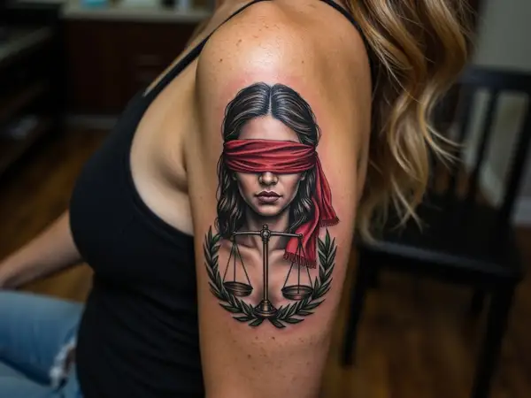 Lady Justice Tattoo