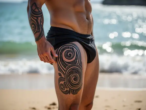 Maori Tribal Tattoo Design