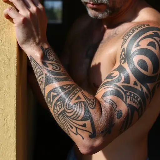 Maori Tribal Tattoo Design