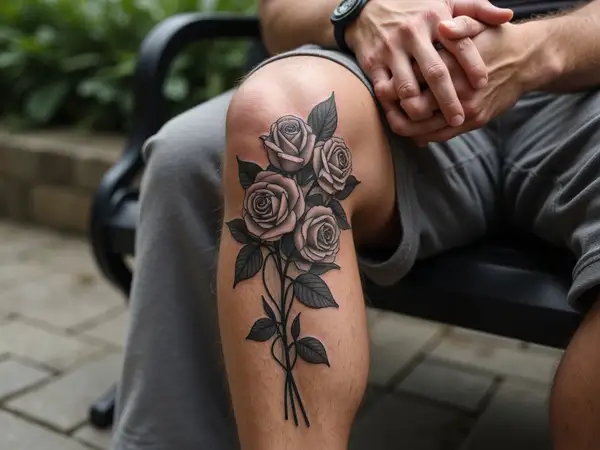 Blooming Flower Tattoo