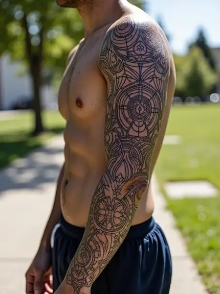 Example 3 for Cyber Sigilism Tattoo