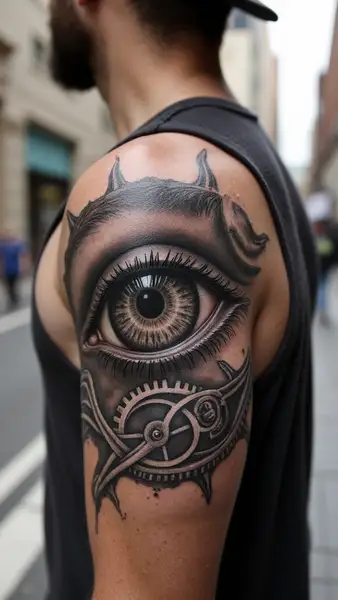Biomechanical Gear and Eye Fusion