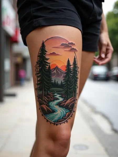 Nature's Serenity Tattoo