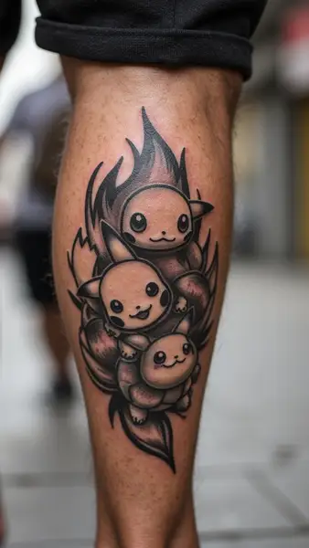 Starter Pokémon Tattoo