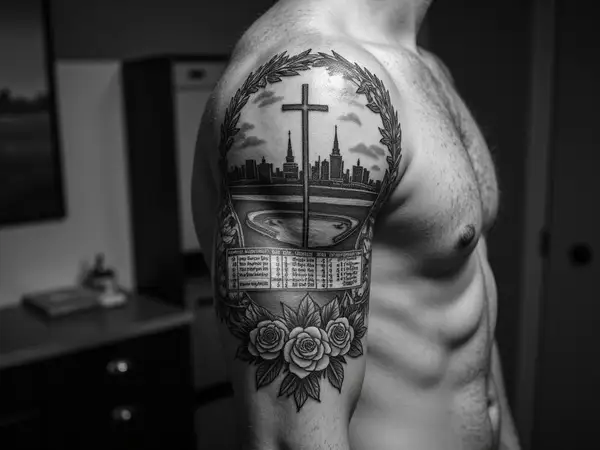 Example 1 for Cross Tattoo