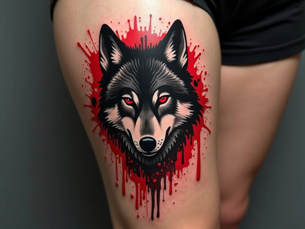 Lone Wolf Tattoo