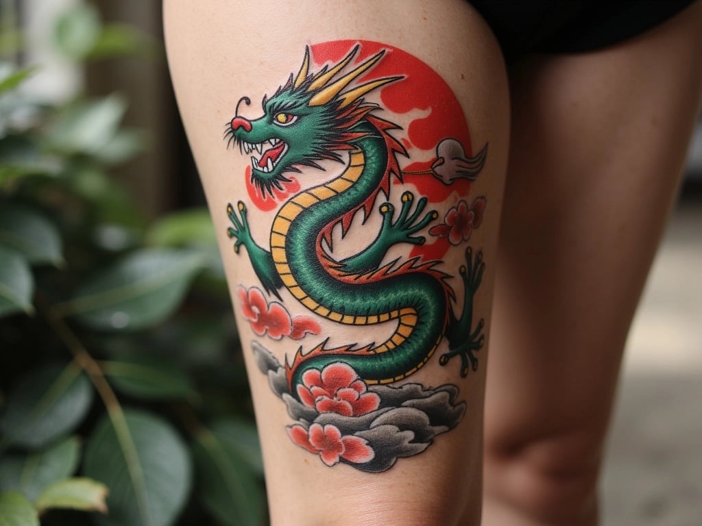 Japanese Dragon Tattoo