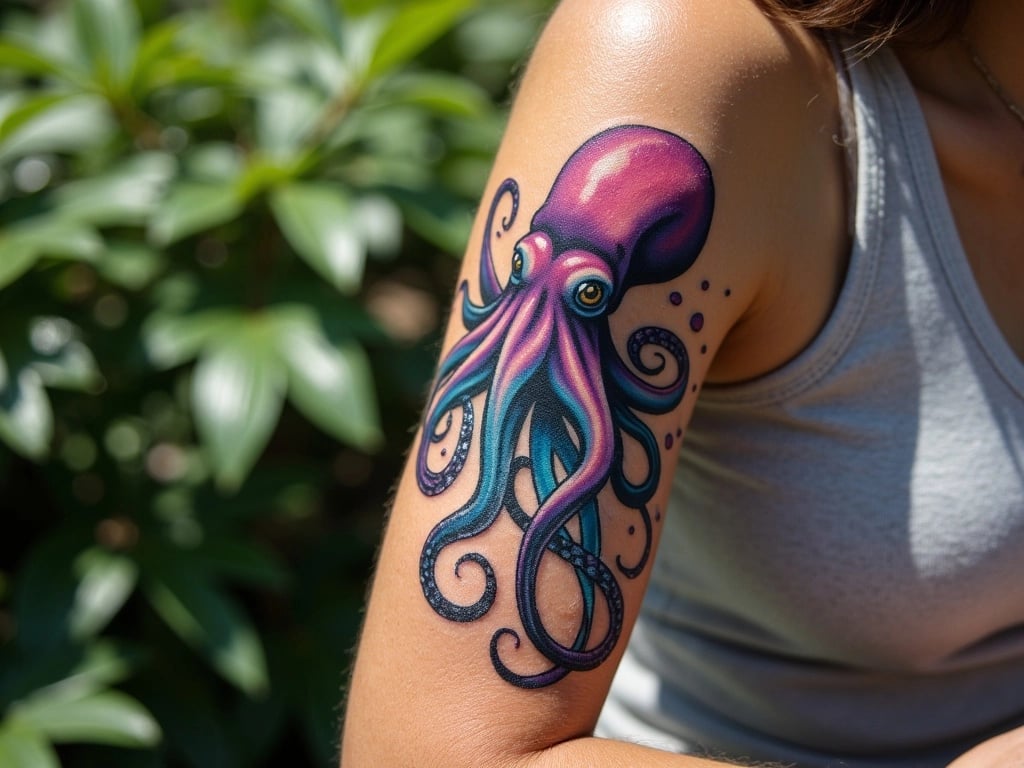 Graceful Ocean Octopus Ink