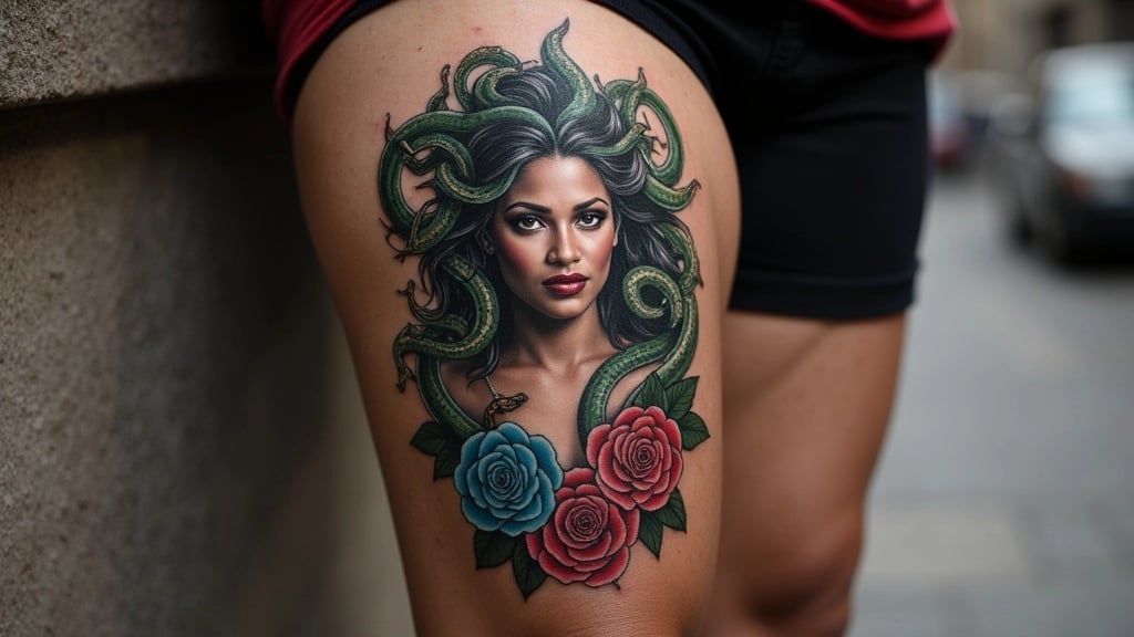 Medusa's Gaze Tattoo