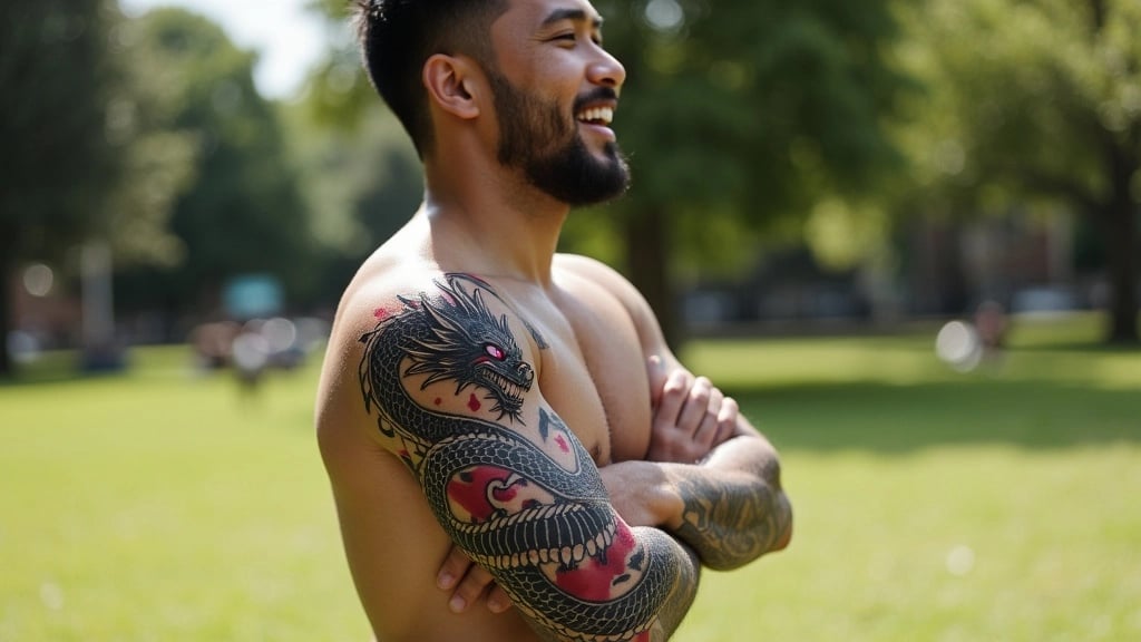Mystical Dragon Tattoo