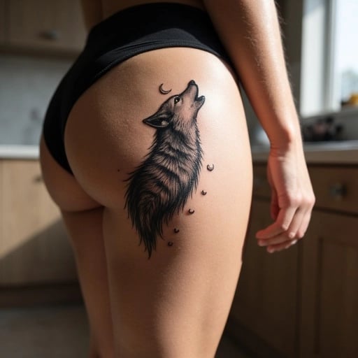 Majestic Wolf Design