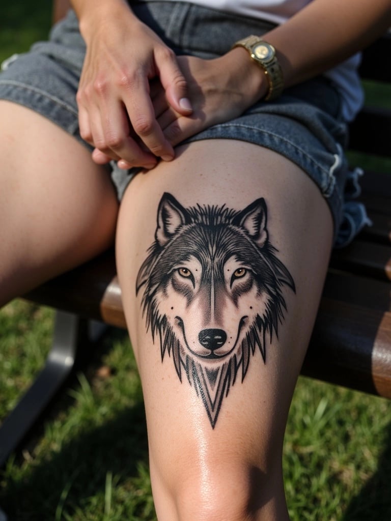 Lone Wolf Tattoo