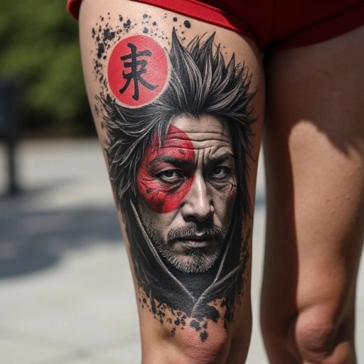 Gaara Inspired Tattoo Art