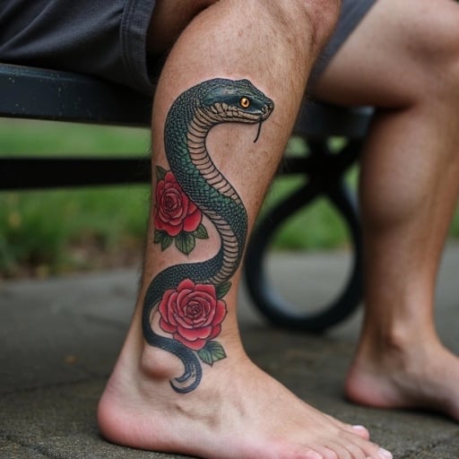 Serpent Style Tattoo