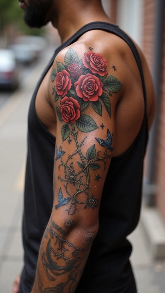Nature's Stems Tattoo