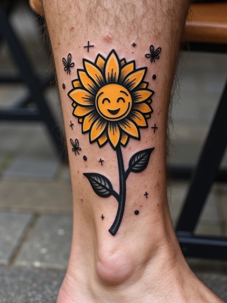 Blooming Flower Tattoo
