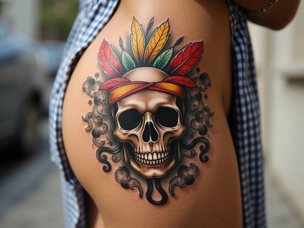 Mystical Voodoo Tattoo Design