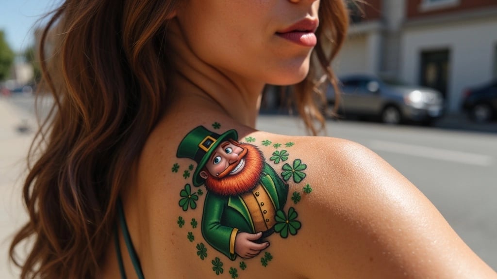 Disney Pixar Leprechaun Tattoo