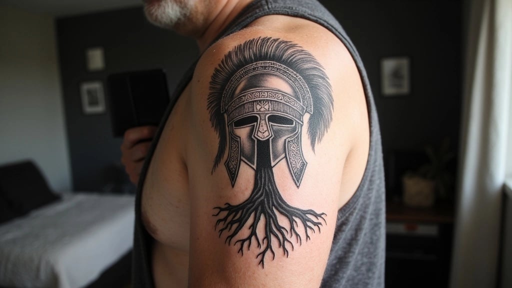 Spartan Family Heritage Tattoo
