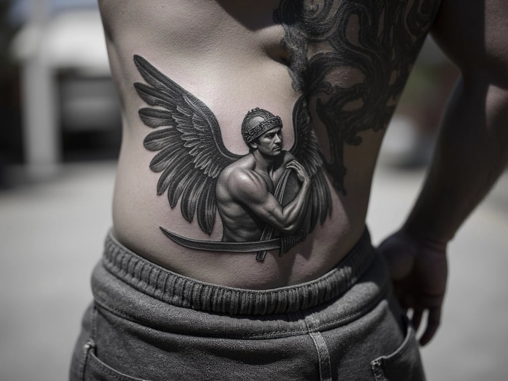 Angel Warrior with Sword and Shield