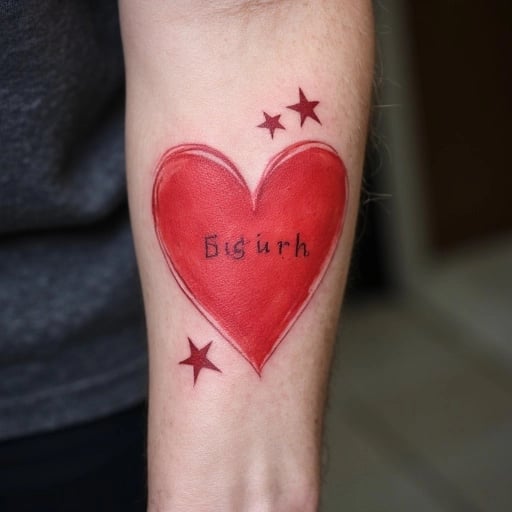 Heart and Stars Family Tribute