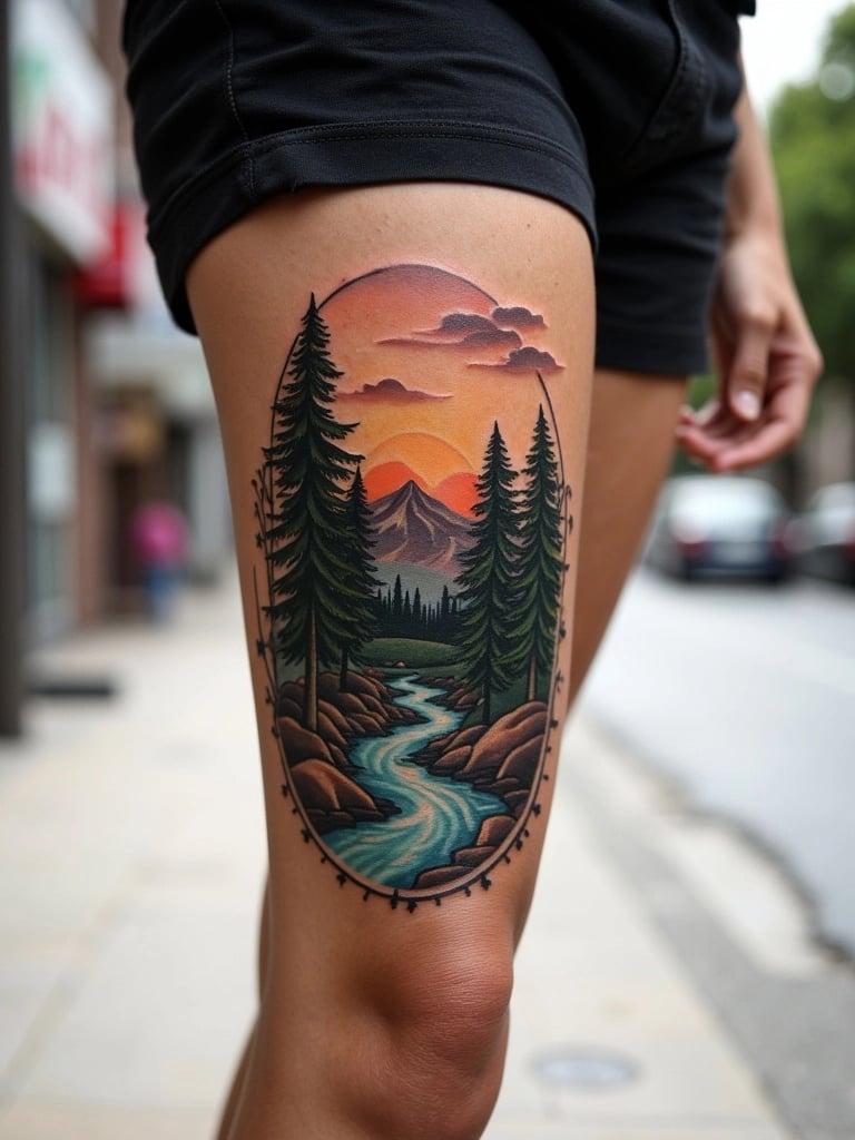 Nature's Serenity Tattoo