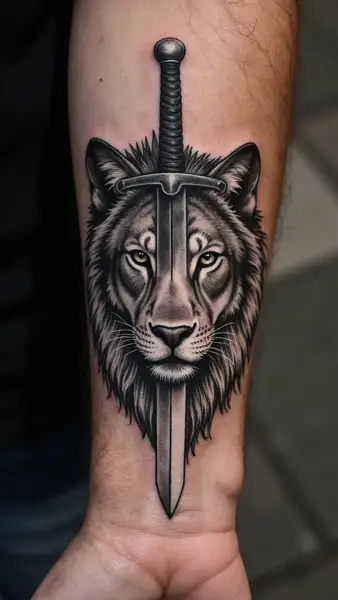 Example 3 for Wolf Tattoo