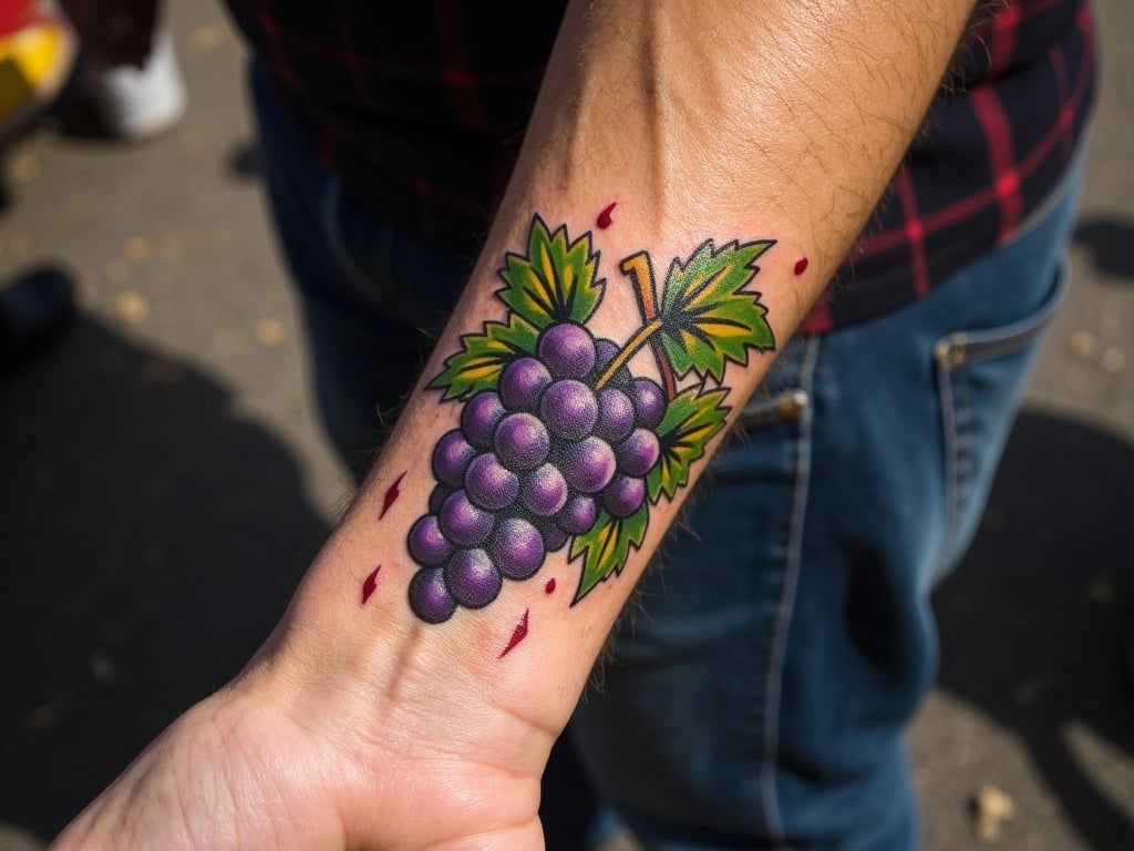 Grapevine Vine Tattoo