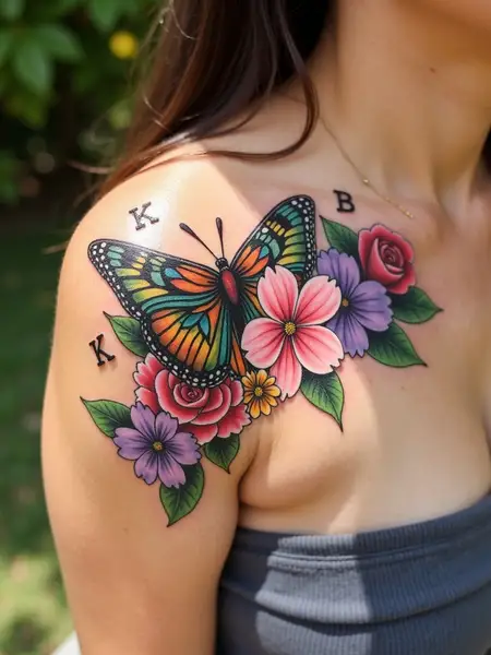 Example 2 for Hummingbird Tattoo